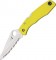 Spyderco Pacific Salt Yellow Serrated C91SYL