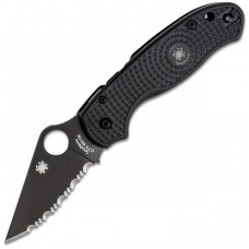 Spyderco Para 3, FRN Black Blade, Serrated