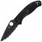 Spyderco Tenacious Lightweight Black Blade Full Serrated