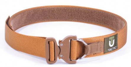 Тактичний ремінь COBRA SHOOTER belt з внутрішнім VELCRO Coyot