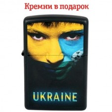 Зажигалка Zippo 218 US Ukraine Soccer Face