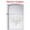 Запальничка Zippo 250 Double Lustre Love