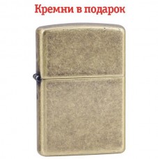 Зажигалка Zippo Flat BTM Antique Brass