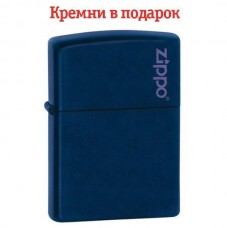 Запальничка Zippo Navy Matte With Zippo Logo