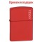 Запальничка Zippo Red Matte With Zippo Logo