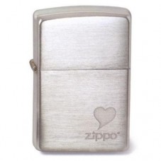 Зажигалка Zippo Reg High Polish Chrome Zippo Heart