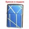 Запальничка Zippo String Paint - Blue Brushed Chrome