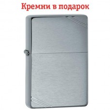 Запальничка Zippo Vintage Brushed Chrome