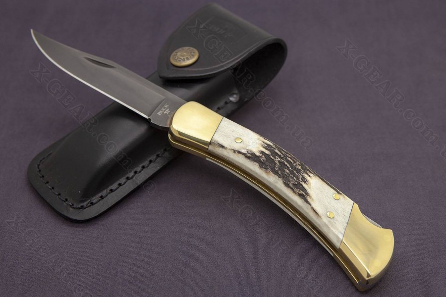 Ніж Buck 110 Limited Edition, Genuine Stag, BOS S30V