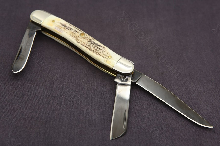 Case 17111 Medium Stockman, Vintage Stag Anthracite