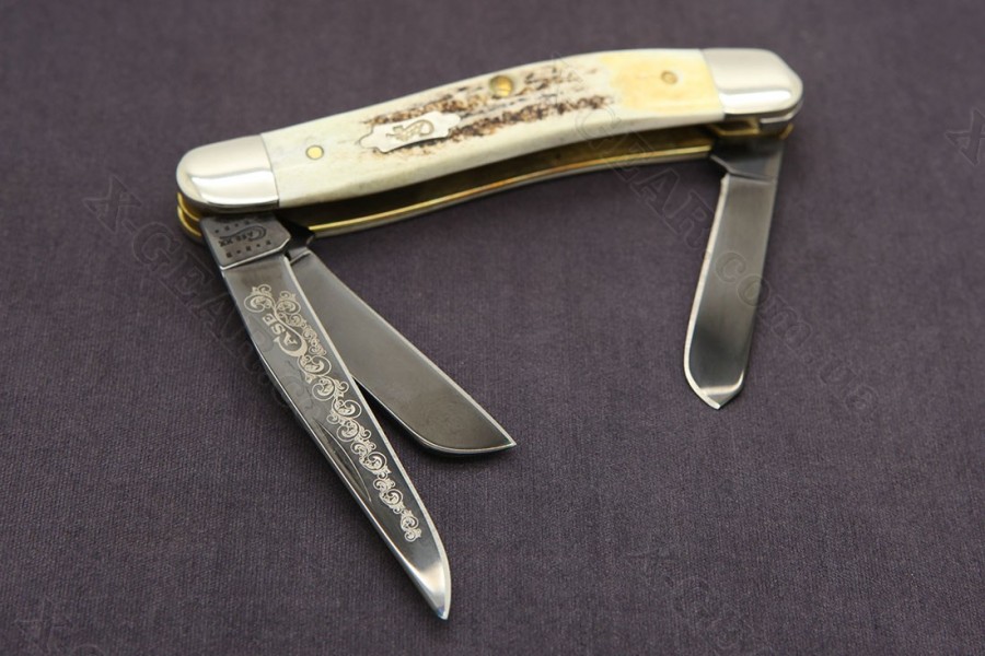 Case 17111 Medium Stockman, Vintage Stag Anthracite