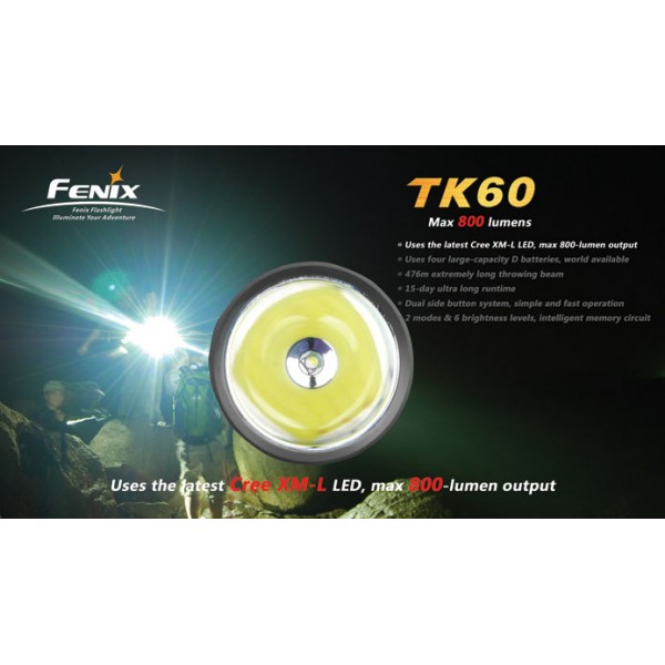 Ліхтар Fenix TK60 Cree XM-L LED