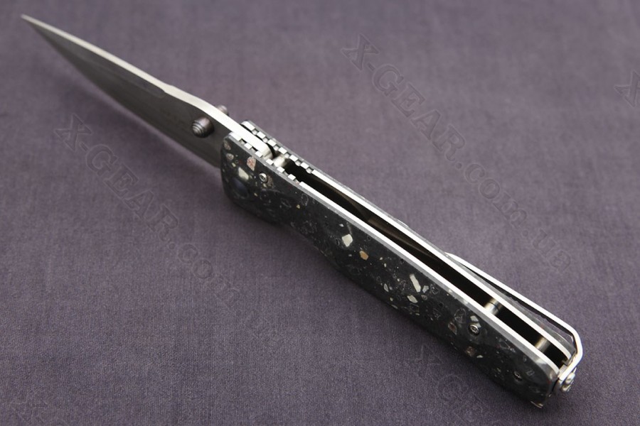 Mcusta Tactility Elite Damascus Black Corian 