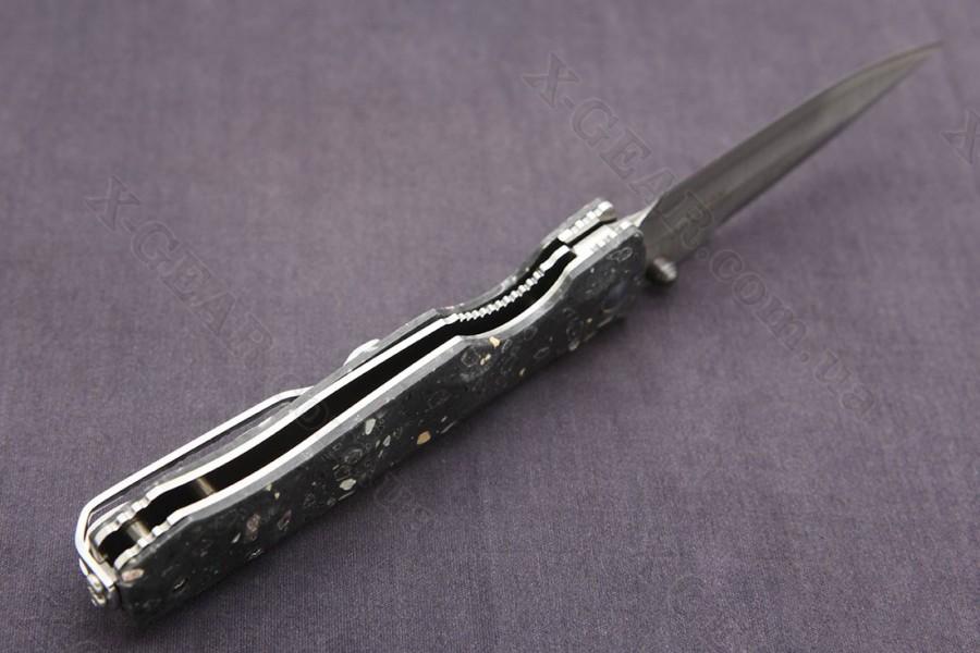 Mcusta Tactility Elite Damascus Black Corian 