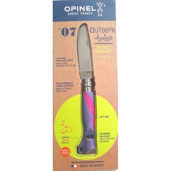 Opinel 7 Junior Outdoor, фіолетовий