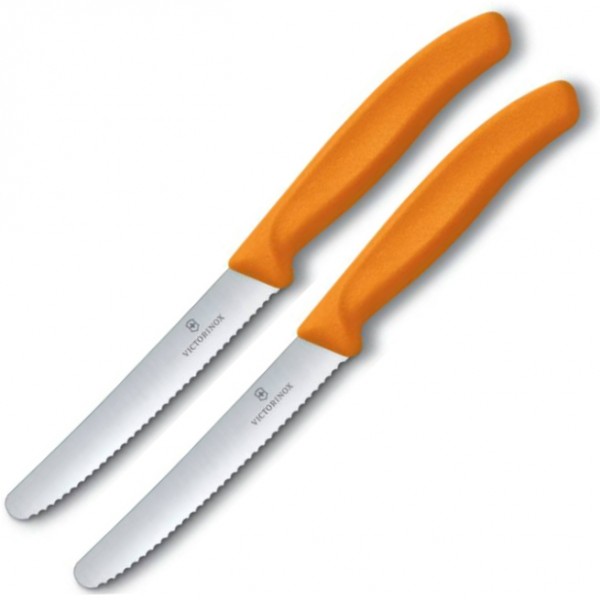 Victorinox 6.7836.L119B набор из 2 ножей, оранжевые
