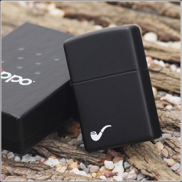 Zippo, 218PL - 218 Black Matte Pipe