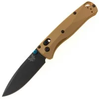 Benchmade 535BK-07 Bugout Burnt Brass Aluminum, M390 Blackwash